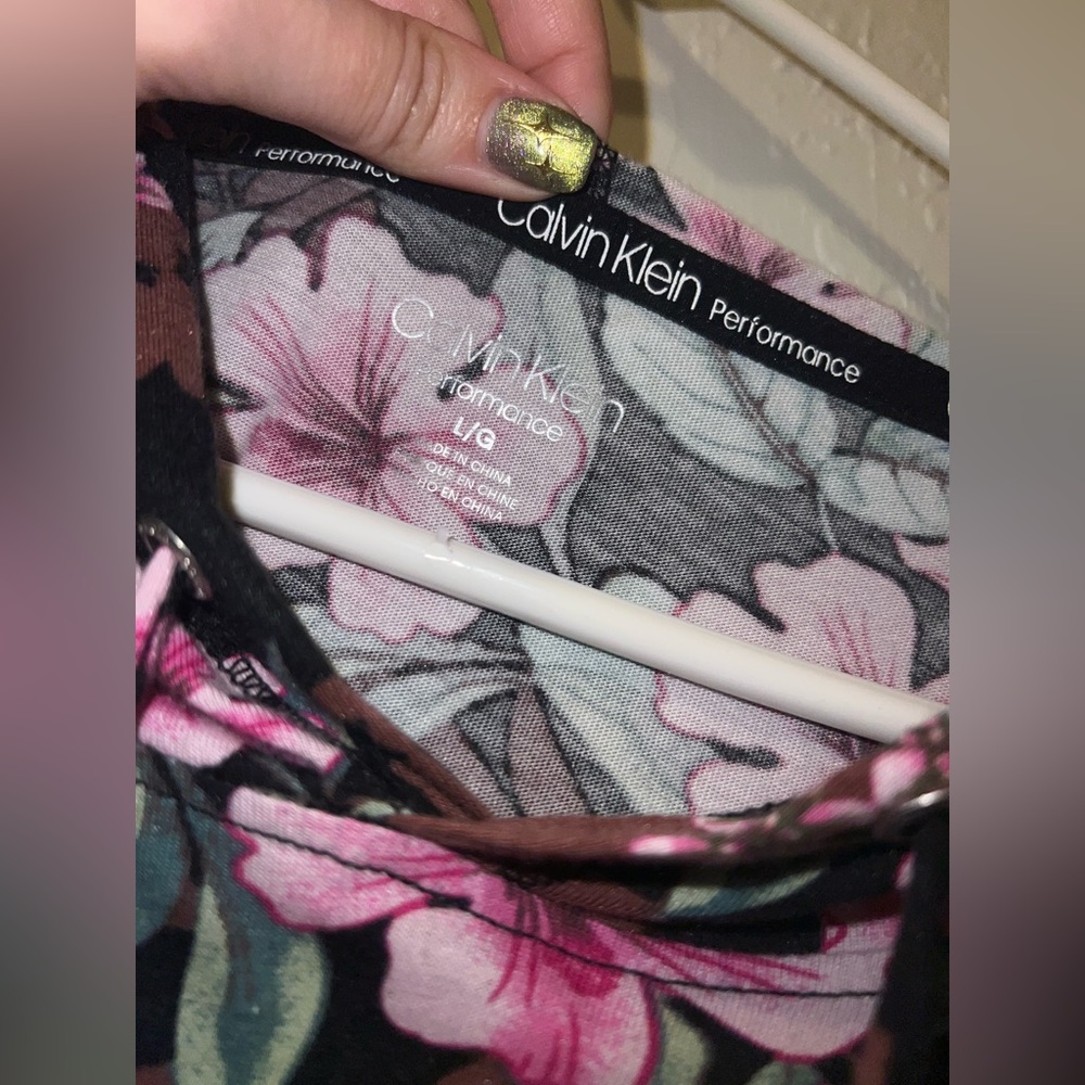 Calvin Klein Performance Floral Hoodie - Picture 4 of 8